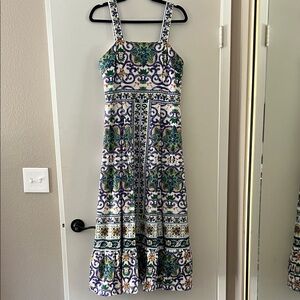 ANTONIO MELANI Multicolor Patterned Maxi Dress